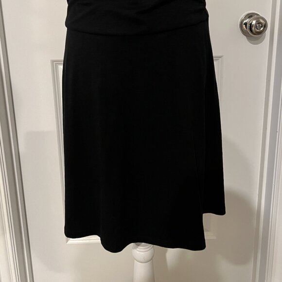 Toad & Co Chaka Pull On Tencil Skirt / Charcoal Black / Small - Picture 3 of 12